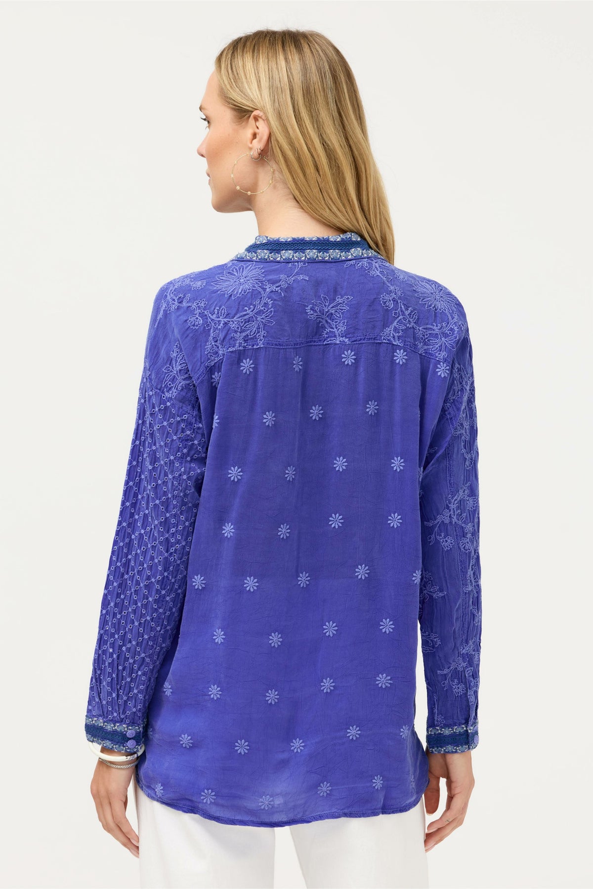 SLIM AUDREY BUTTON DOWN TUNIC