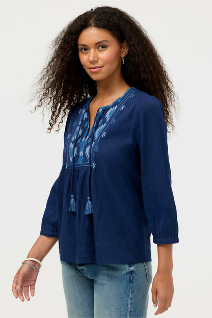 3/4 SLEEVE PRAIRIE BLOUSE