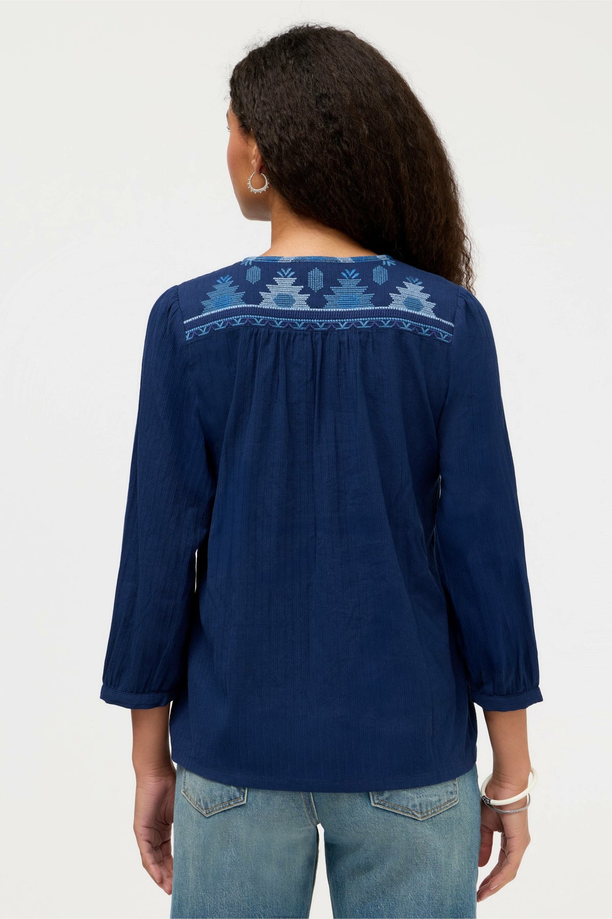 3/4 SLEEVE PRAIRIE BLOUSE