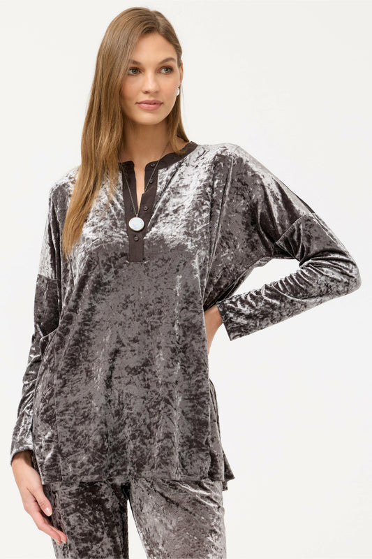 THE VELVET BOXY TOP