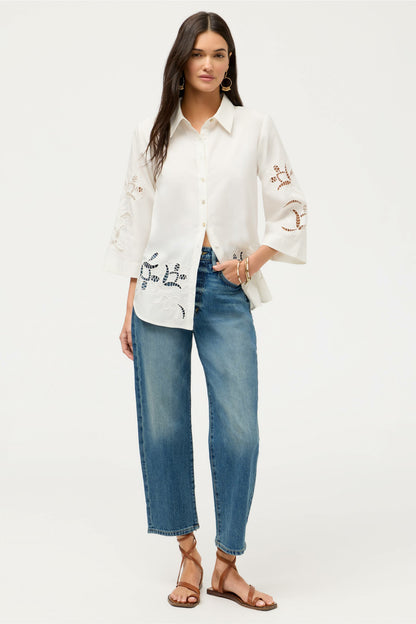 KIMONO SLEEVE SHIRT