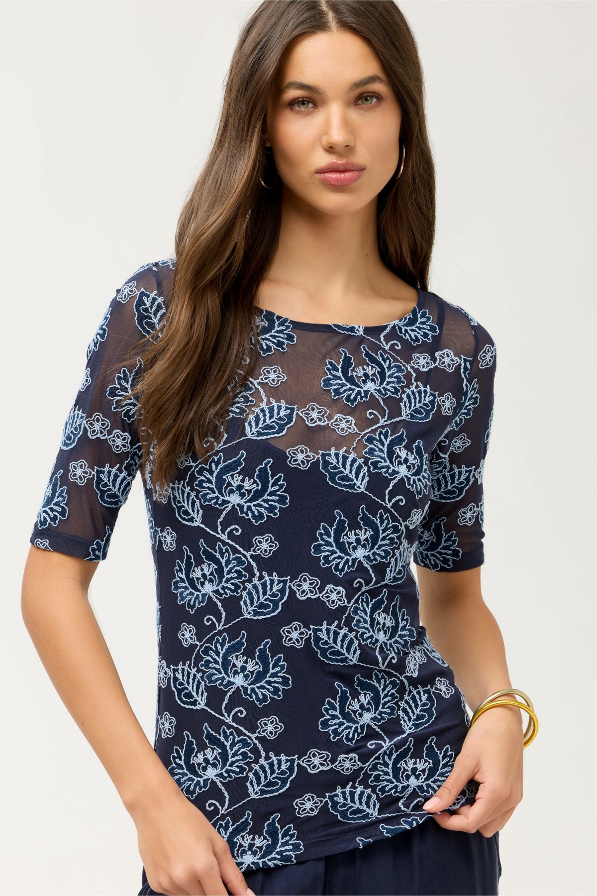 HANNALYN MESH TEE