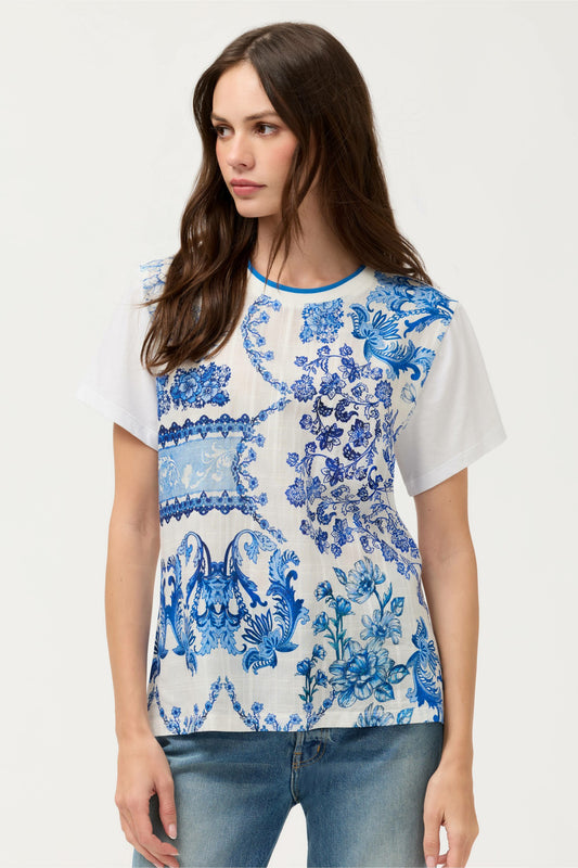 MIXED MEDIA T-SHIRT