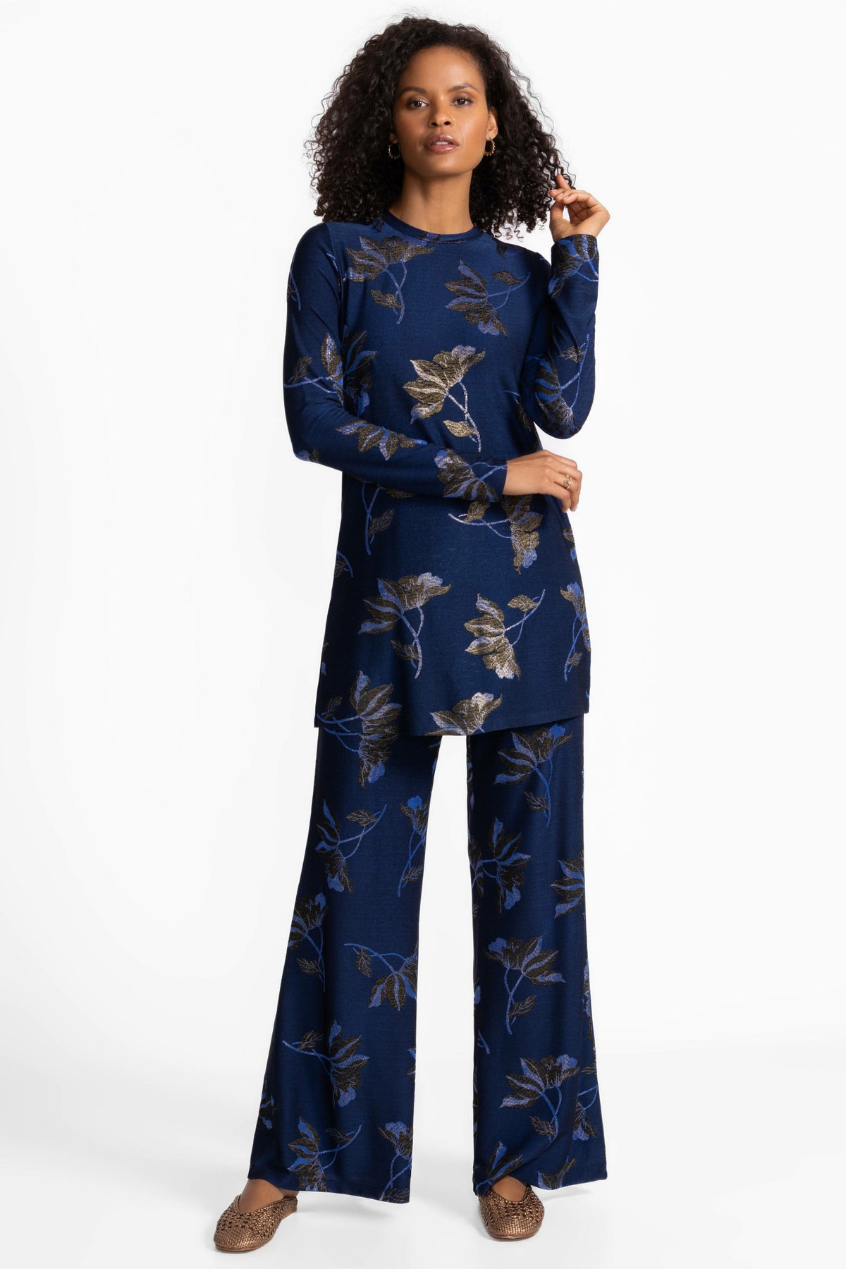 JENNA METALLIC TUNIC