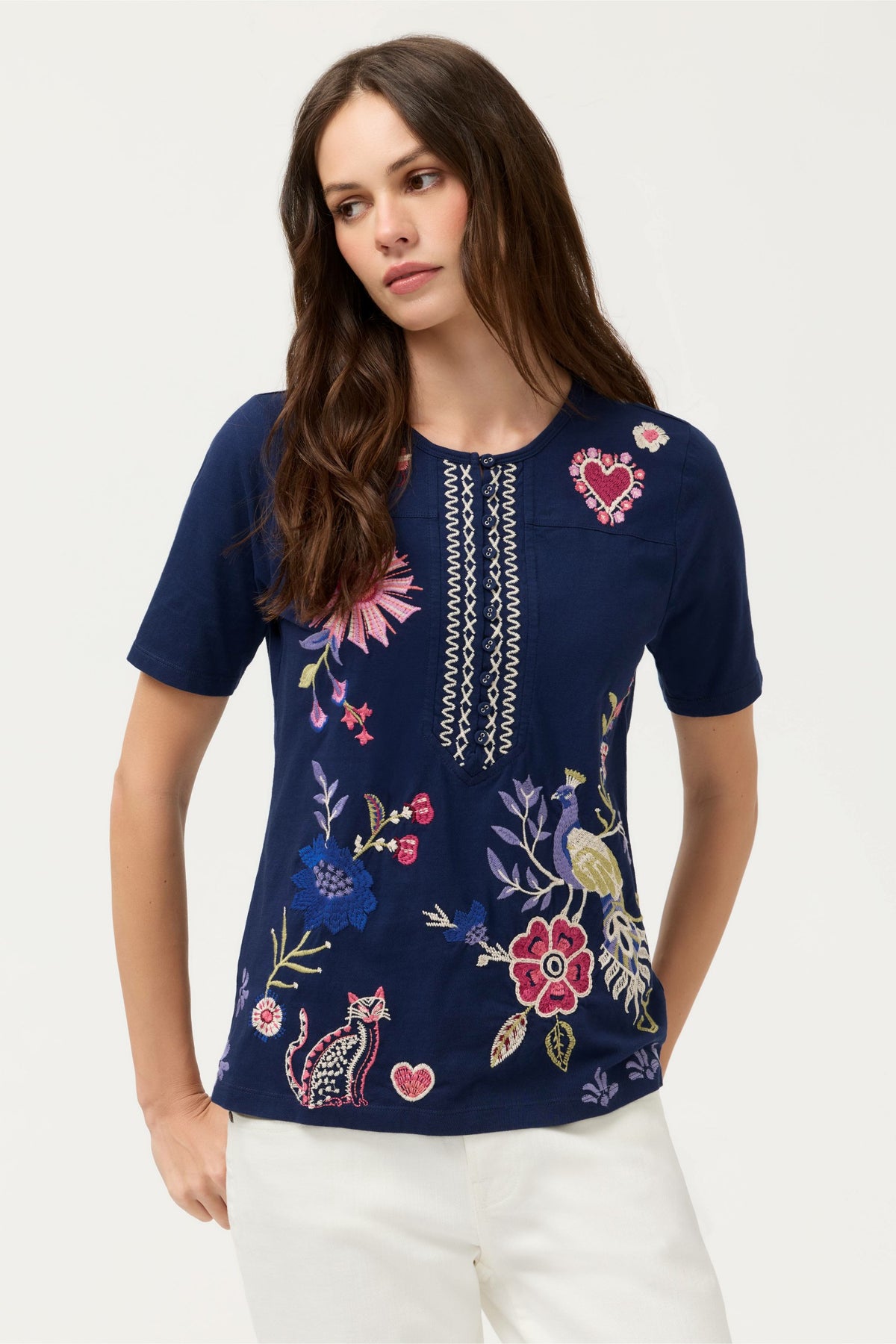 SHORT SLEEVE SEAMED TEE