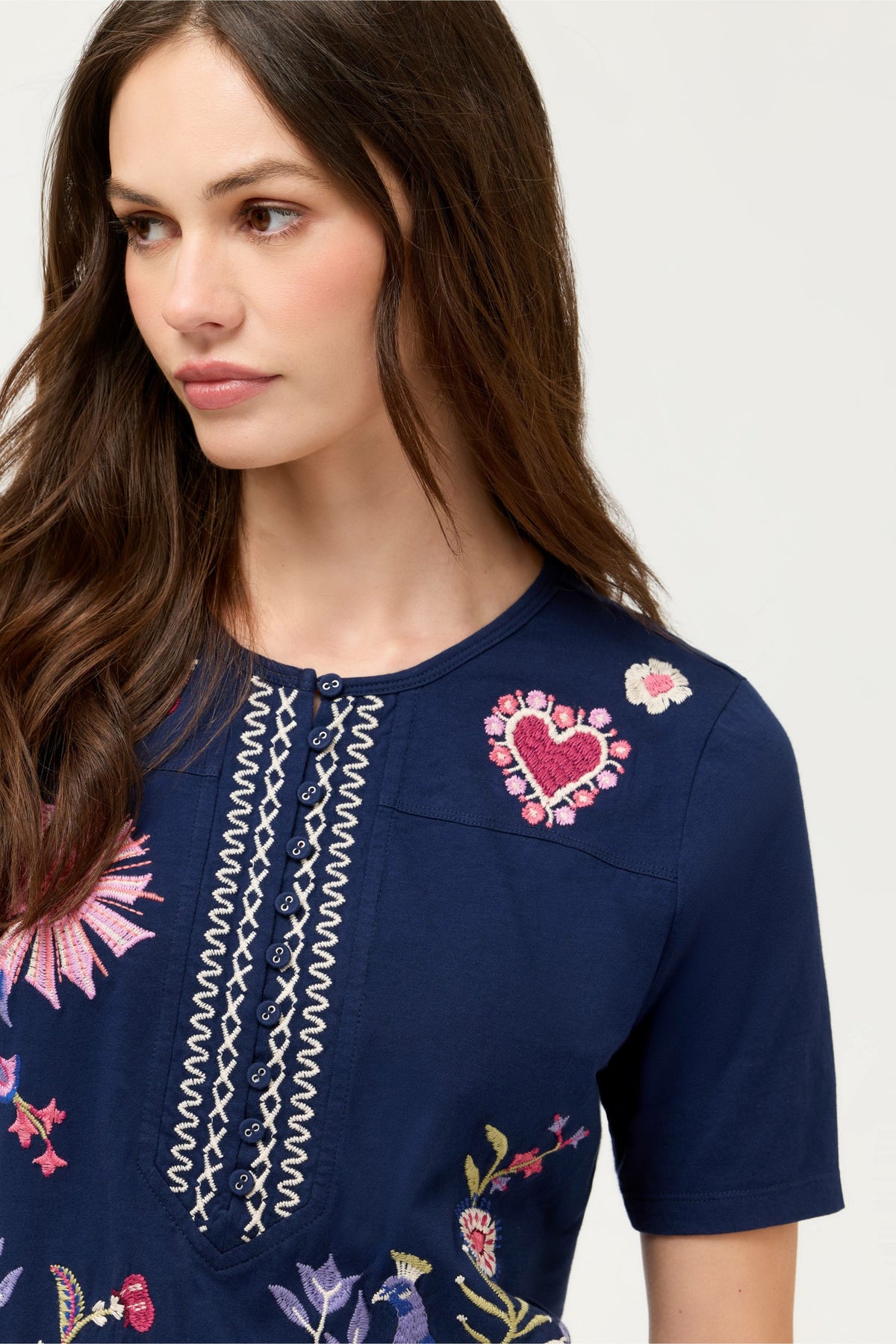 SHORT SLEEVE SEAMED TEE