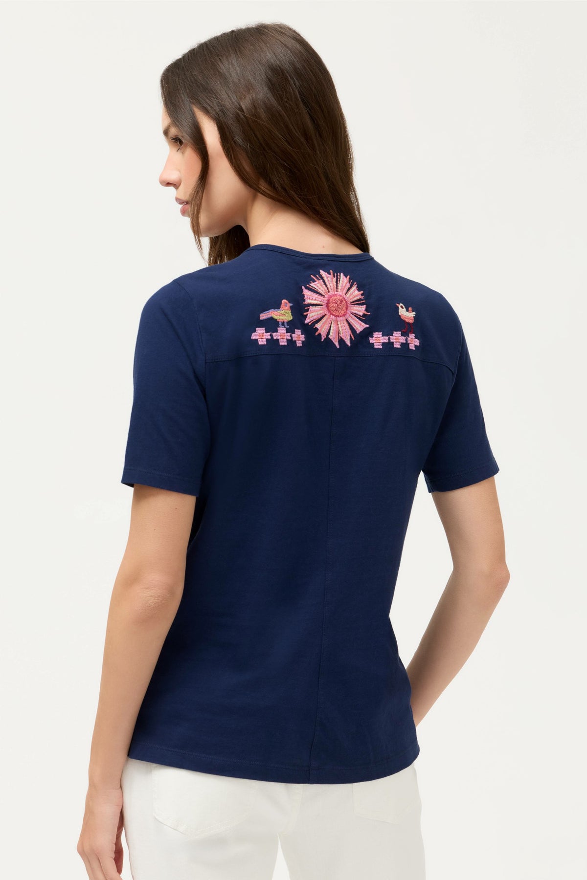 SHORT SLEEVE SEAMED TEE