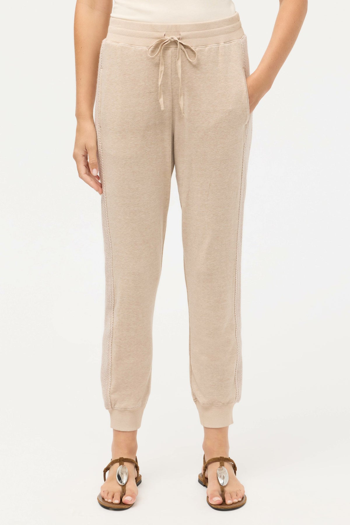 COZY CONTRAST STRIPE JOGGER