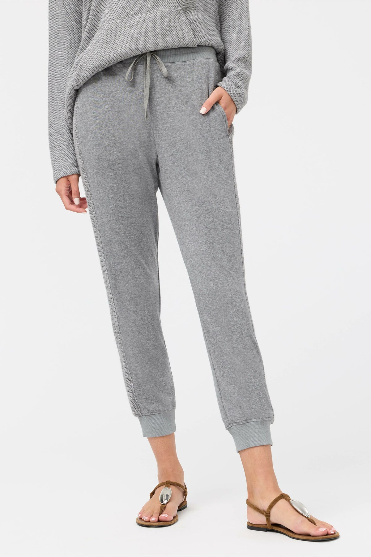COZY CONTRAST STRIPE JOGGER