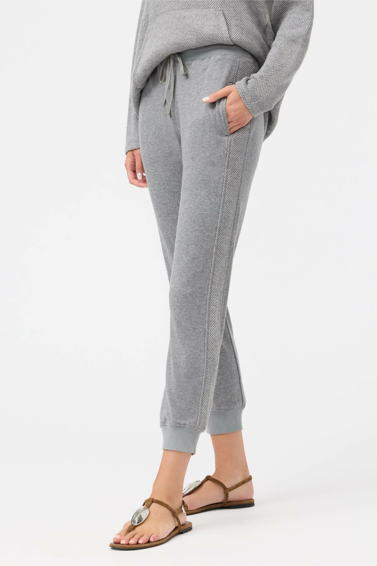 COZY CONTRAST STRIPE JOGGER