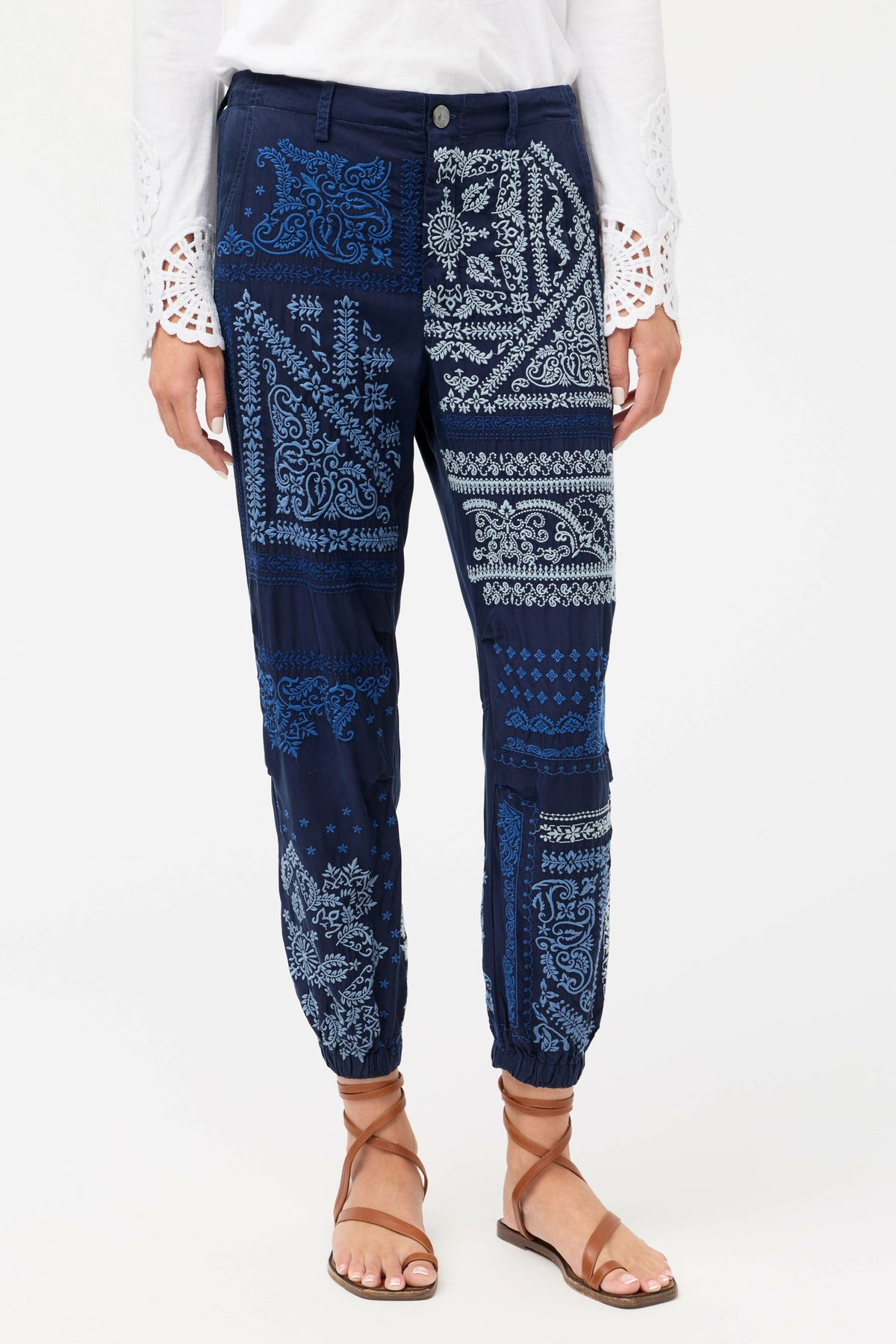 BANDANA EMBROIDERED PANT