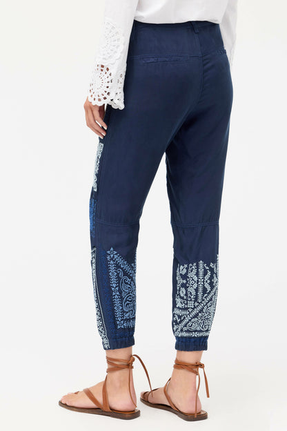 BANDANA EMBROIDERED PANT