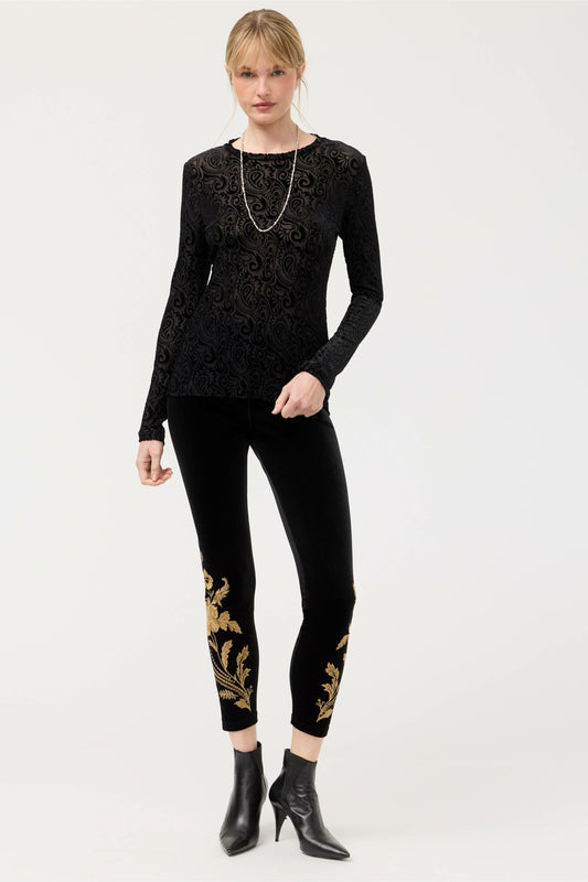 STRETCH VELVET LEGGING