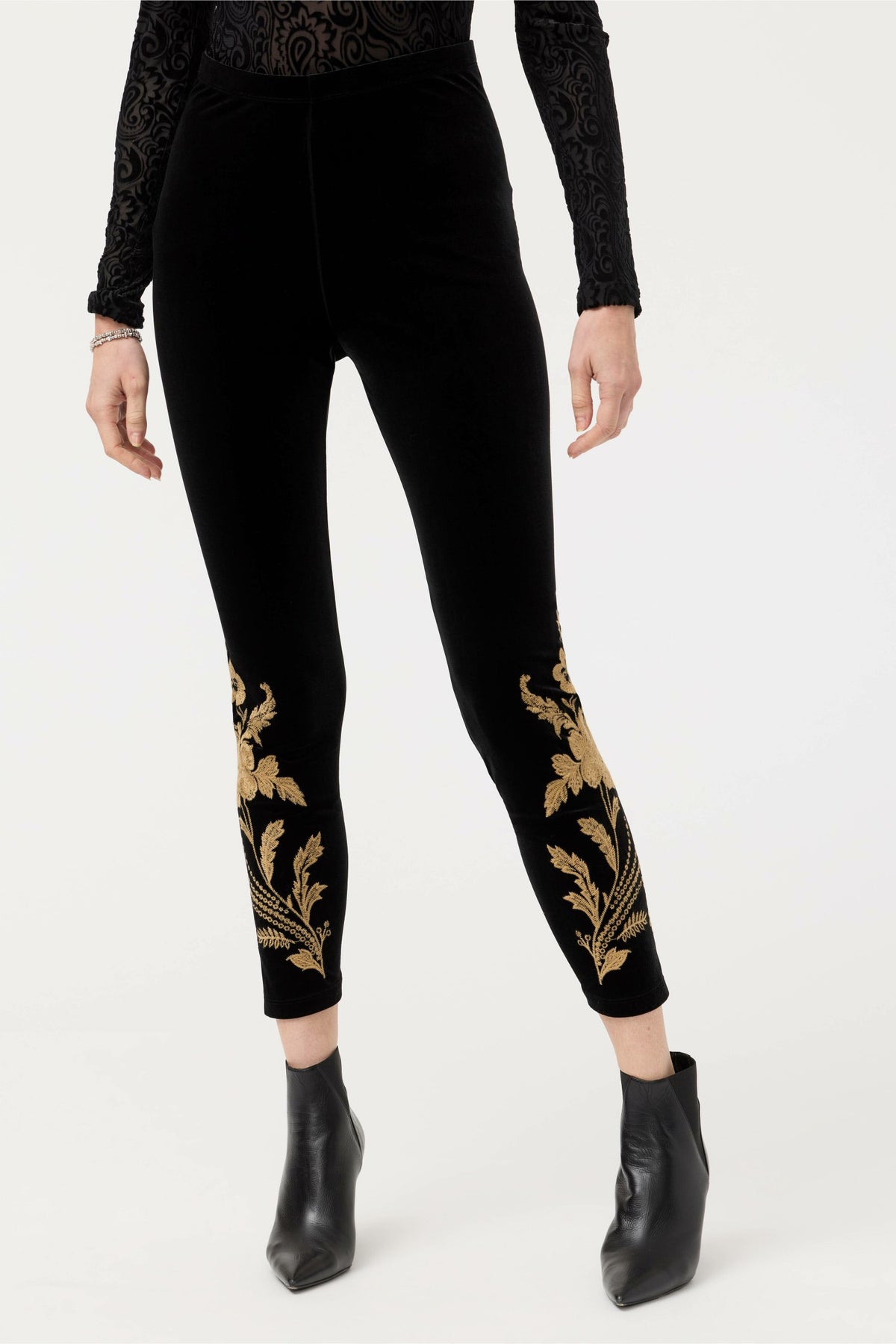 STRETCH VELVET LEGGING