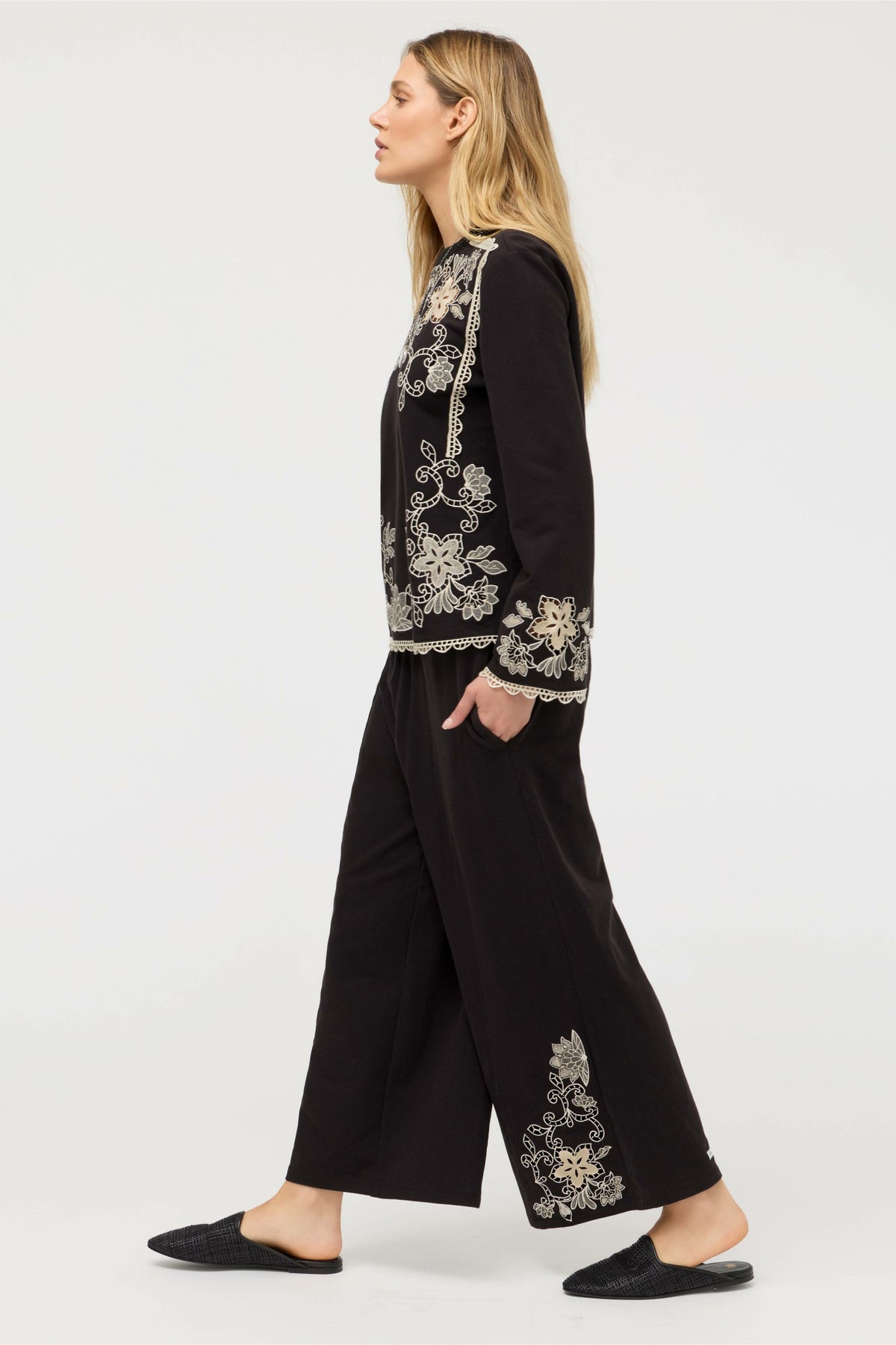VENLDA CROPPED WIDE LEG PANT