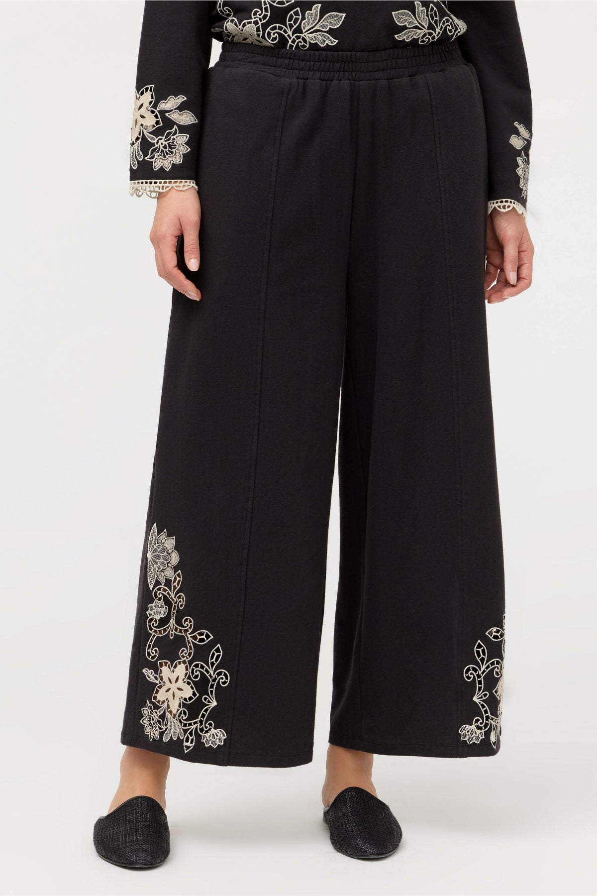 VENLDA CROPPED WIDE LEG PANT