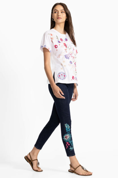 THE PULL ON CROPPED SKINNY JEAN