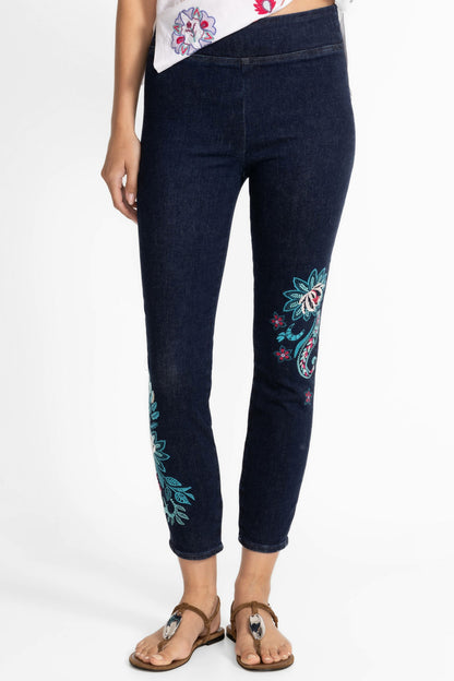 THE PULL ON CROPPED SKINNY JEAN