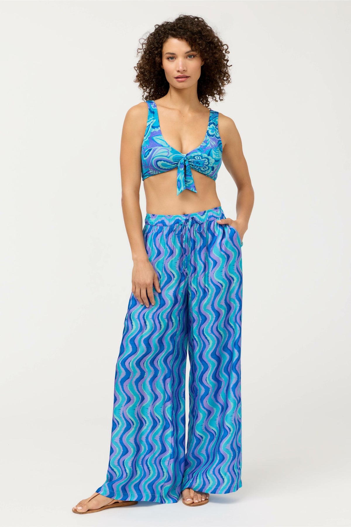 MULLA WAVE WIDE LEG PANT