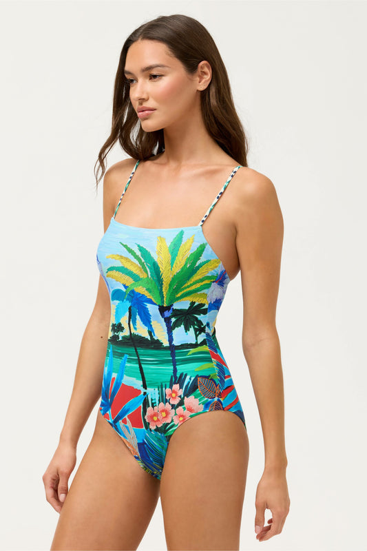 PARADIS SPAGHETTI STRAP ONE PIECE