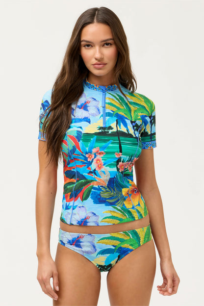 PARADIS SHORT SLEEVE SURF SHIRT