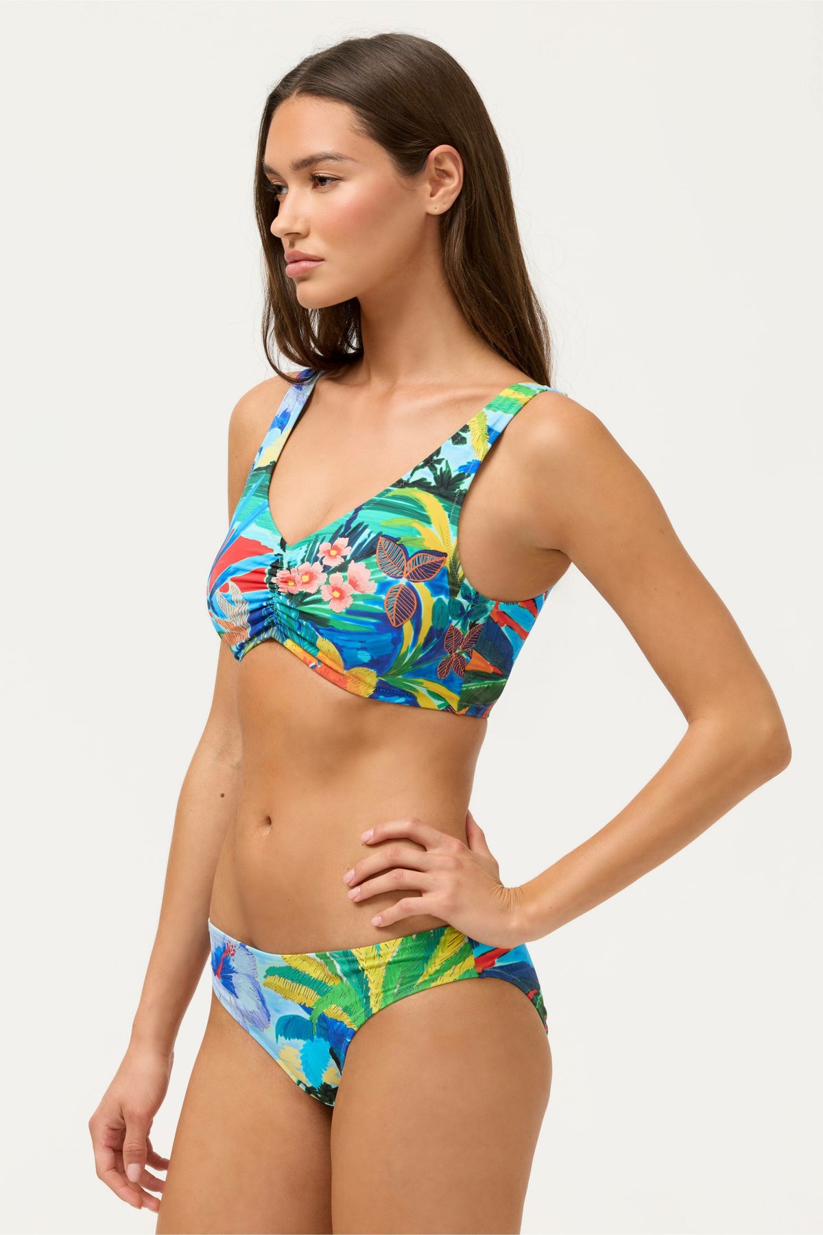 PARADIS RUCHED BIKINI TOP