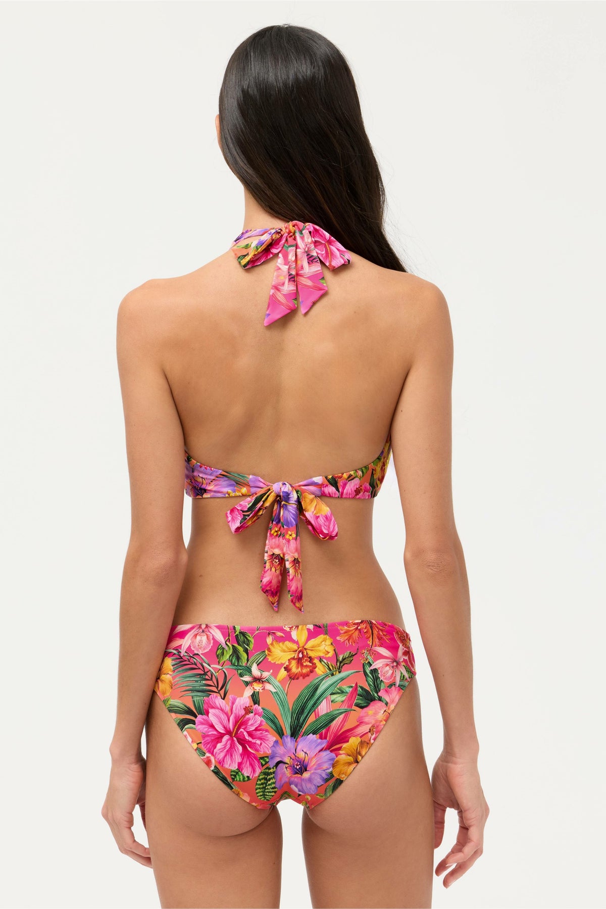 KAIRI TIE BACK HALTER BIKINI TOP