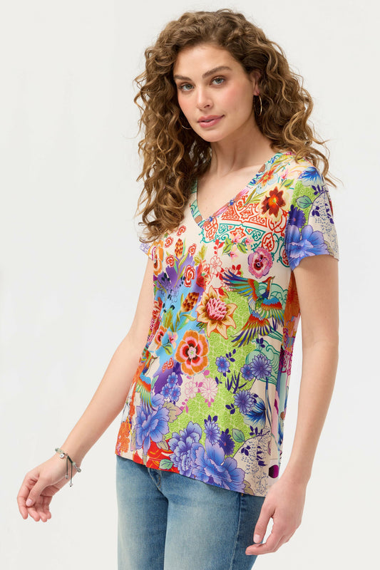 The Janie Favorite Short Sleeve V-Neck Tee