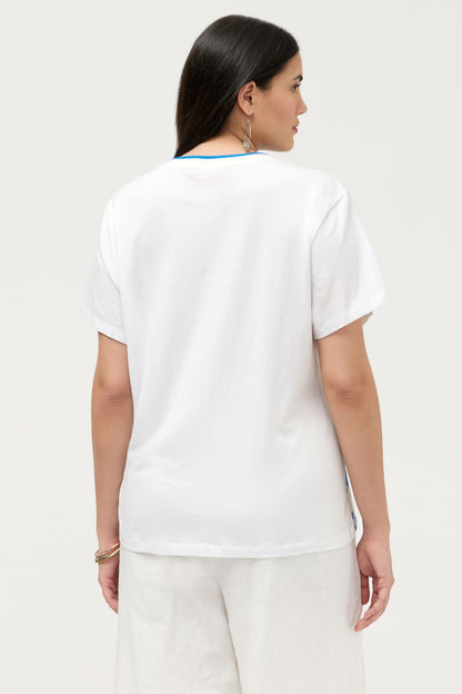MIXED MEDIA T-SHIRT
