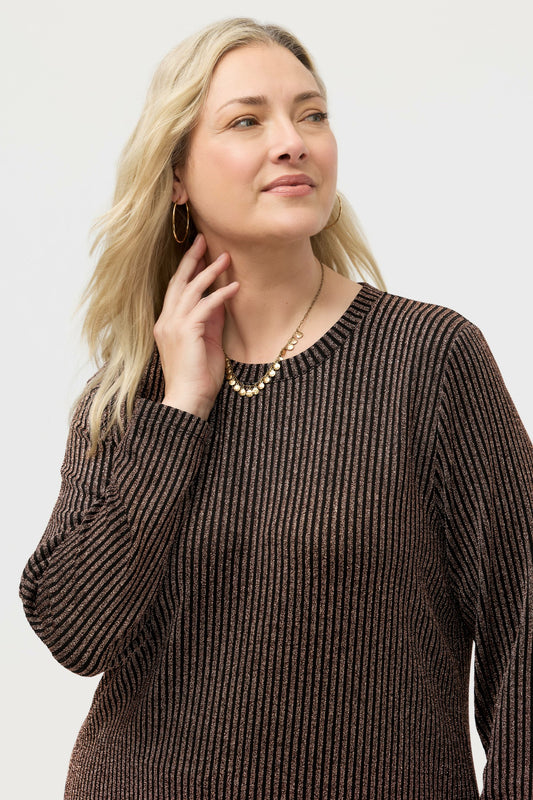 JENNA METALLIC TUNIC