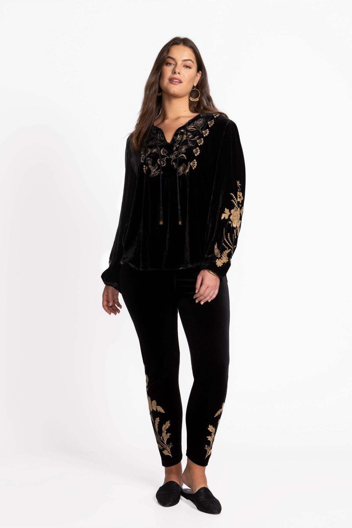 STRETCH VELVET LEGGING