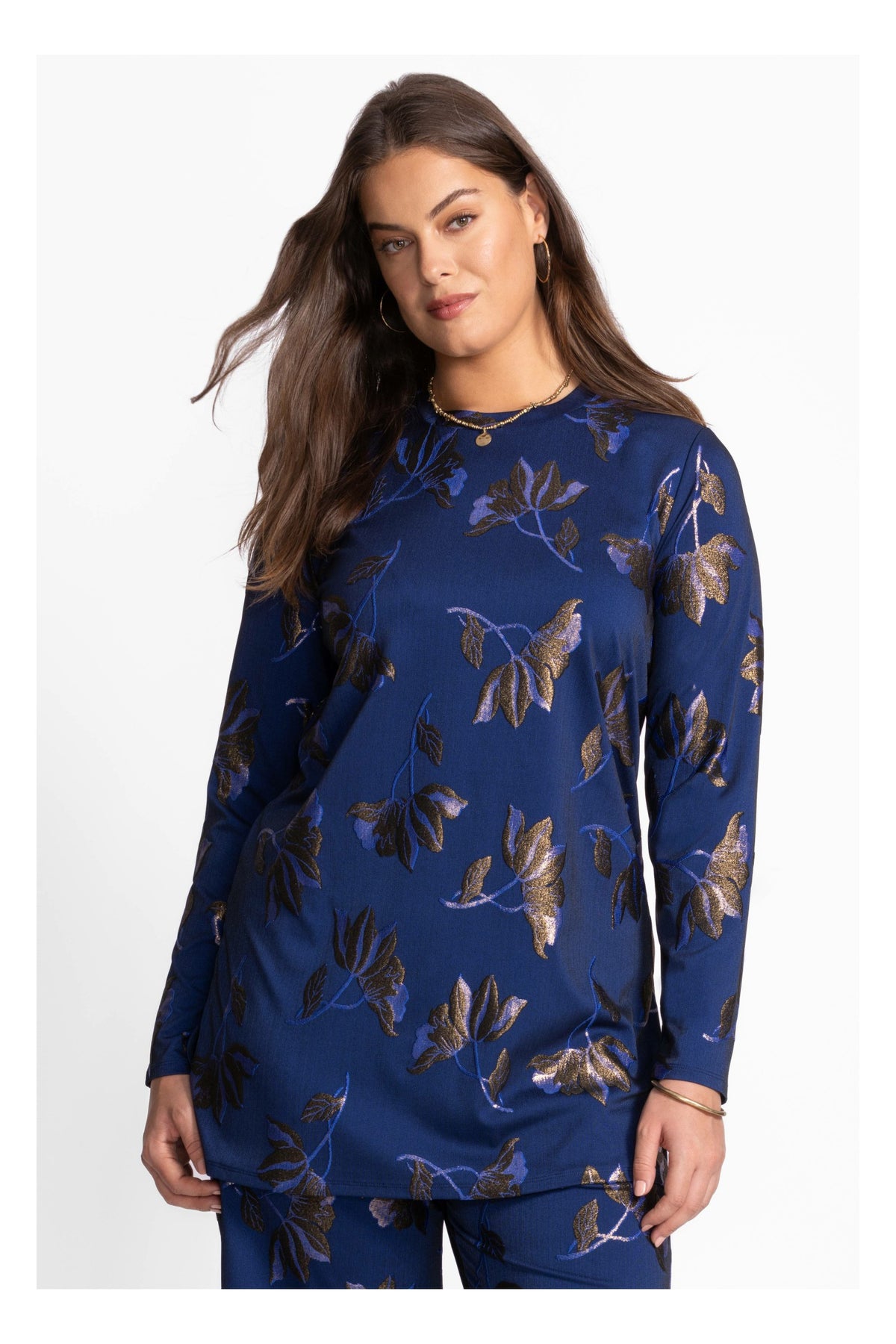 JENNA METALLIC TUNIC