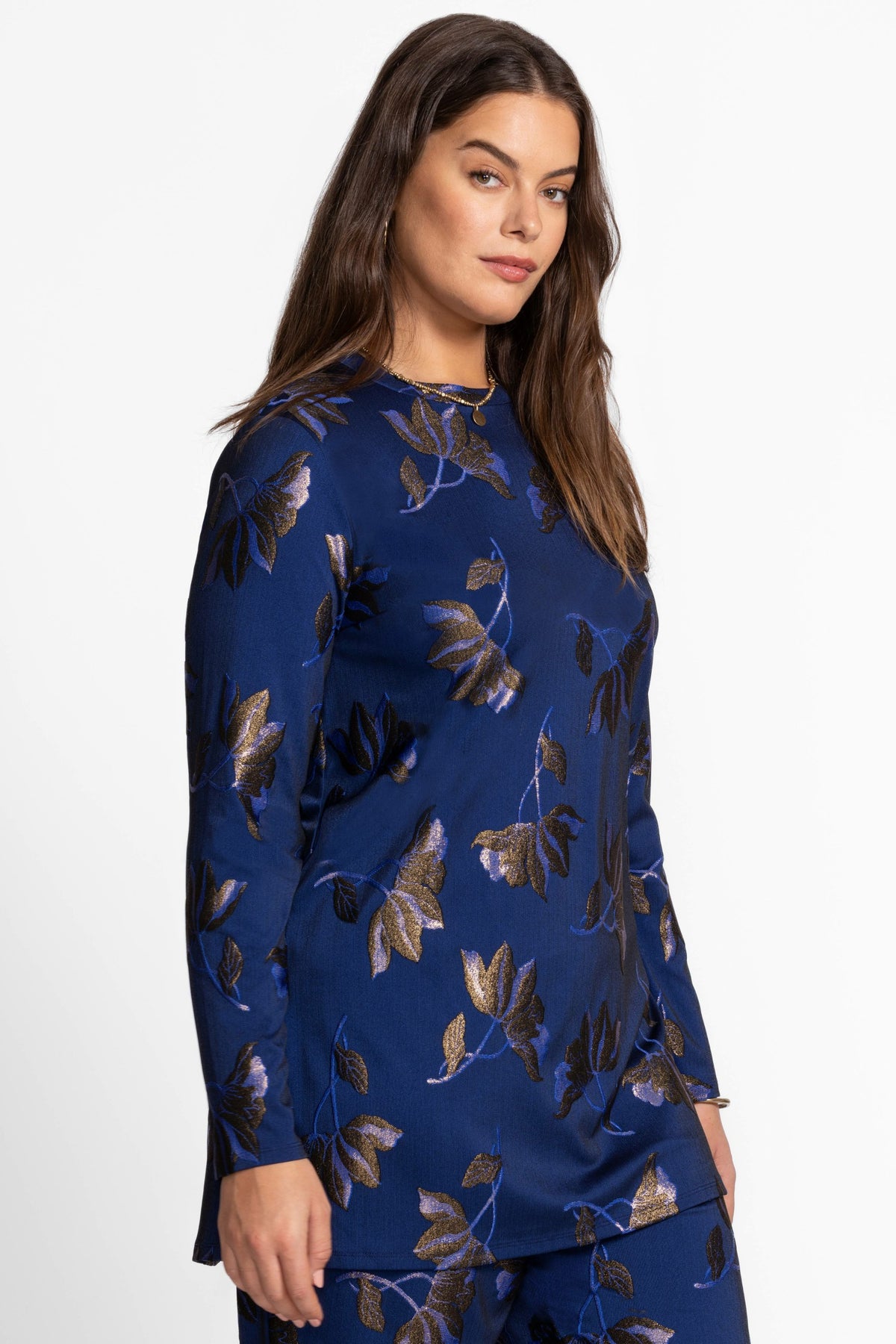 JENNA METALLIC TUNIC