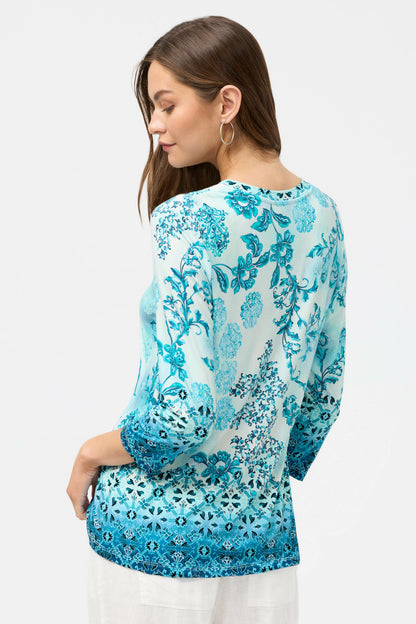 THE JANIE FAVORITE 3/4 SLEEVE V-NECK TEE
